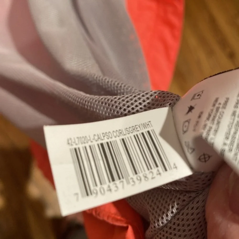 Free Country Women's L Orange/gray Athletic Jacket‎ 3642
